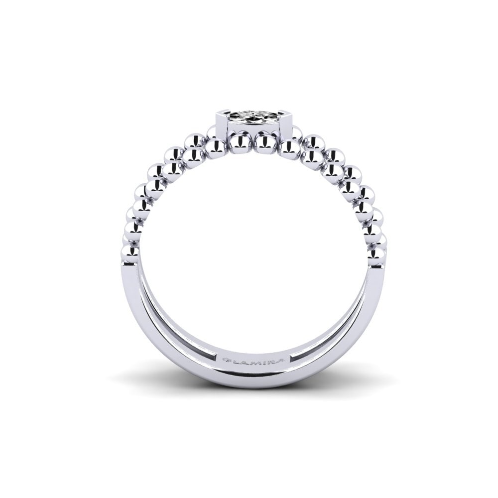 Moissanite Anel Sile
