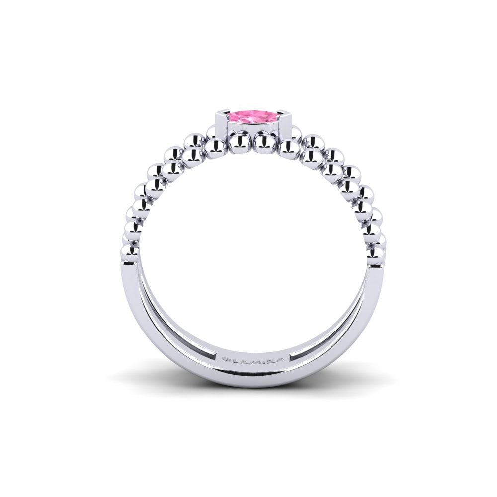 Pink Sapphire Ring Sile
