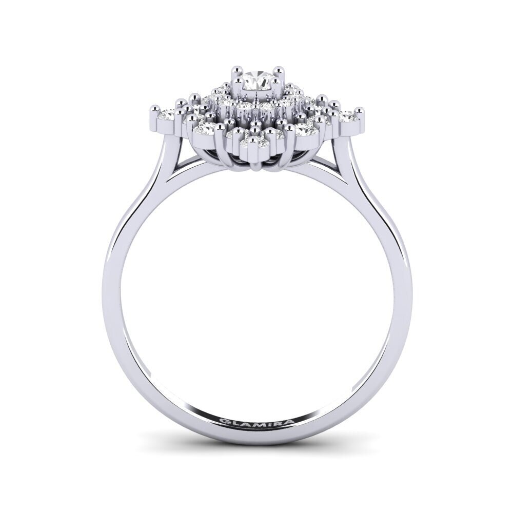 White sapphire Engagement Ring Somme