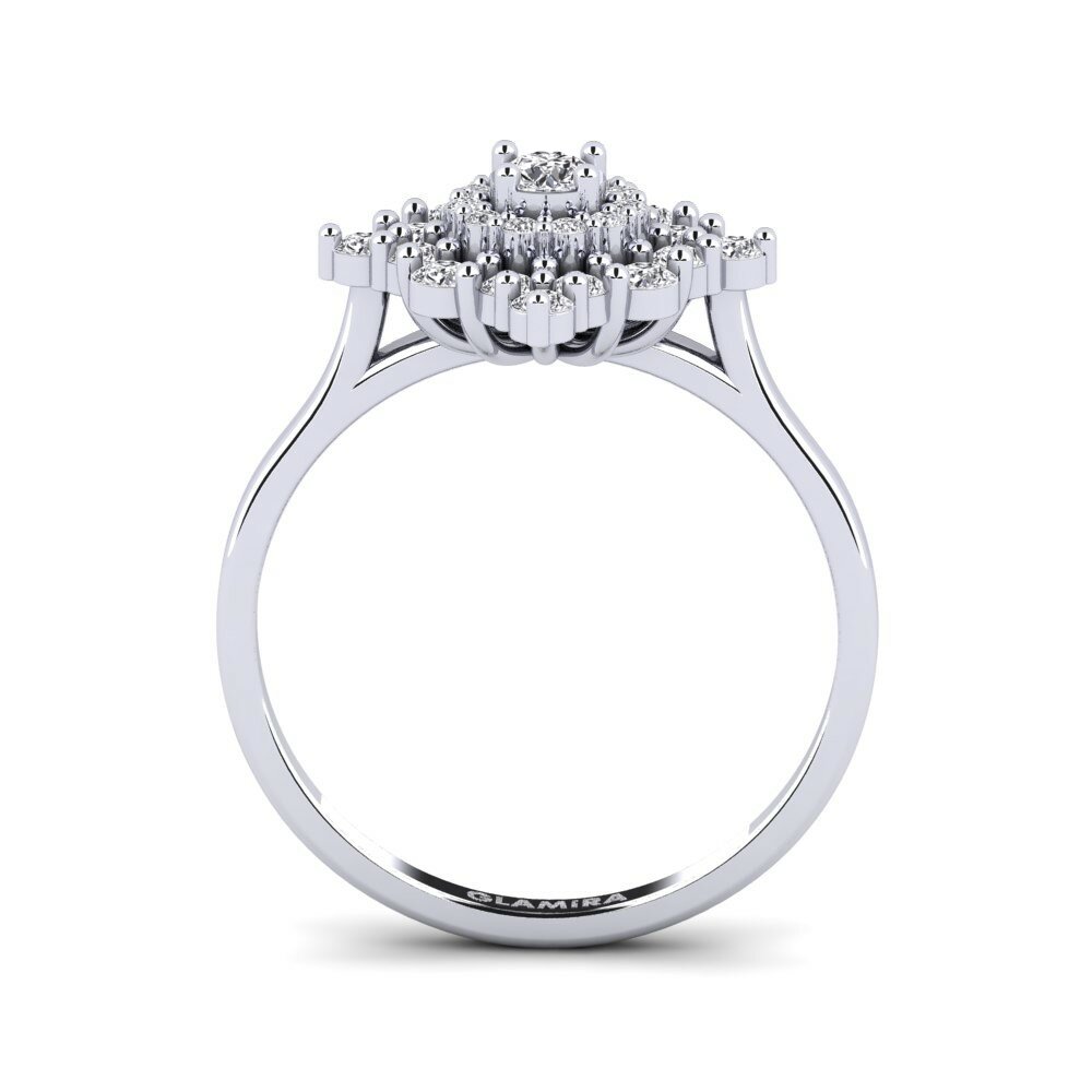 18k White Gold Engagement Ring Somme
