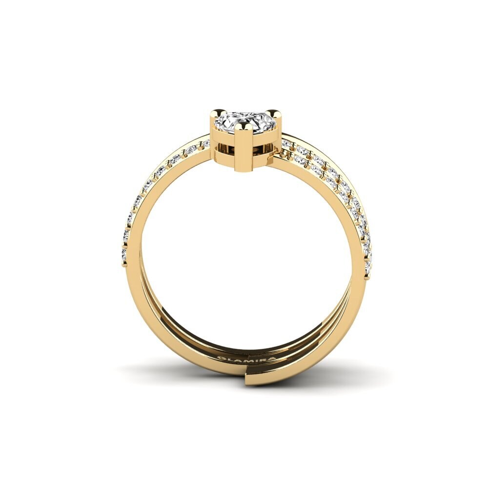 Moissanite Anel Vertou