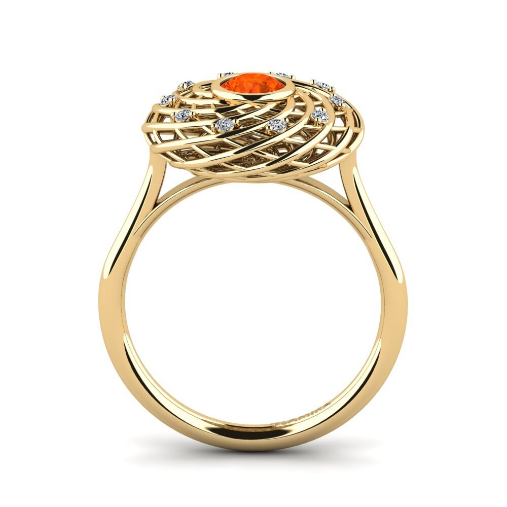 Fire Opal Ring Aquami