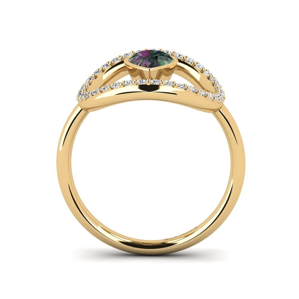 Topacio Místico Anillo Badek