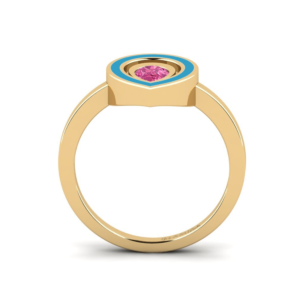 Rosa Turmalin Ring Cabal