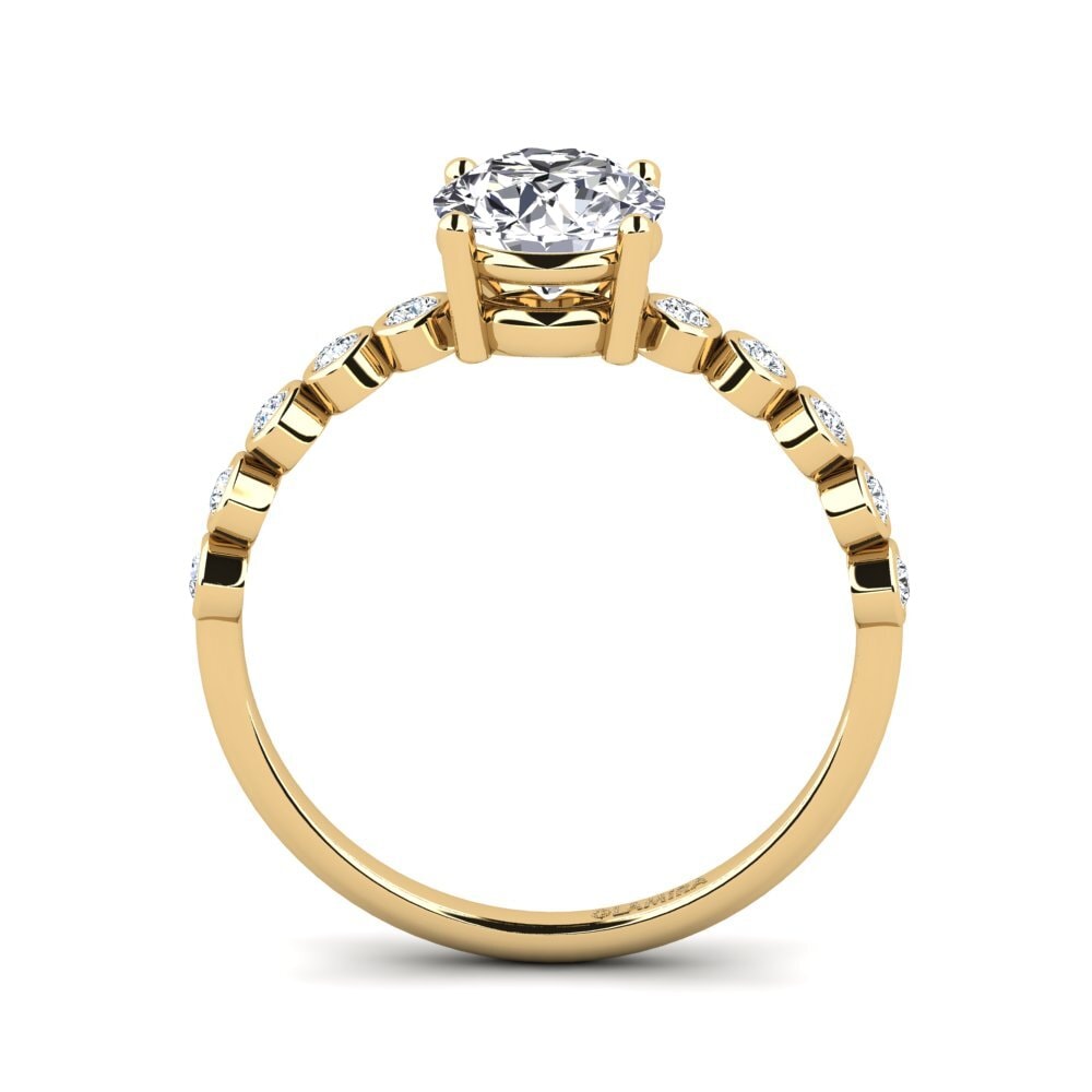 Lab Grown Diamond Engagement Ring Cnytten