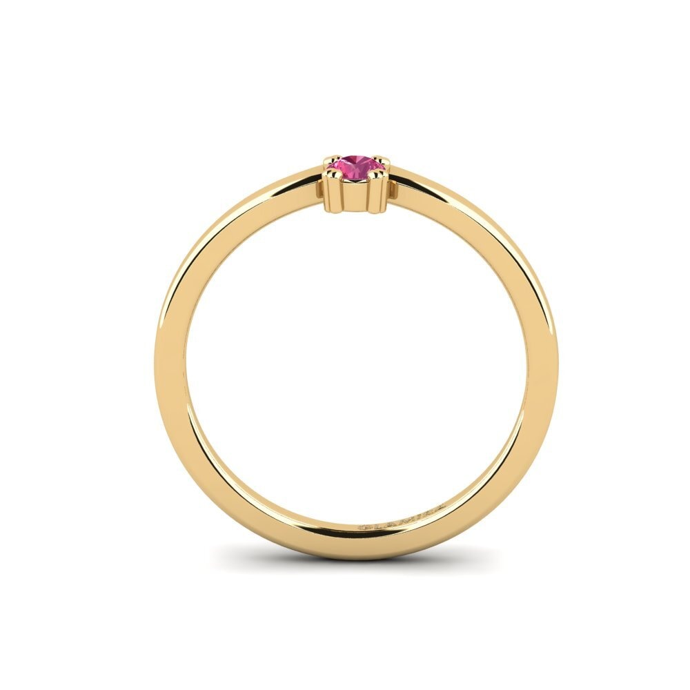 Pink Tourmaline Engagement Ring Duviverss
