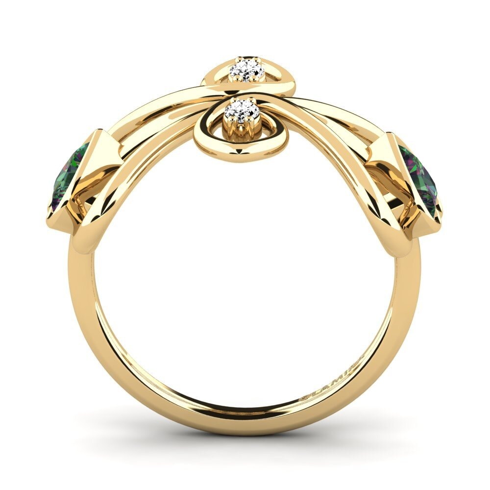 Topacio Místico Anillo Leoca