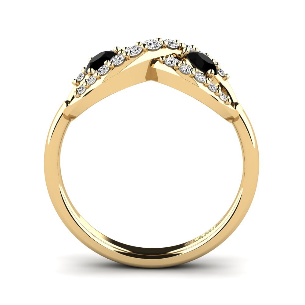 Schwarzer Onyx Ring Nadiser