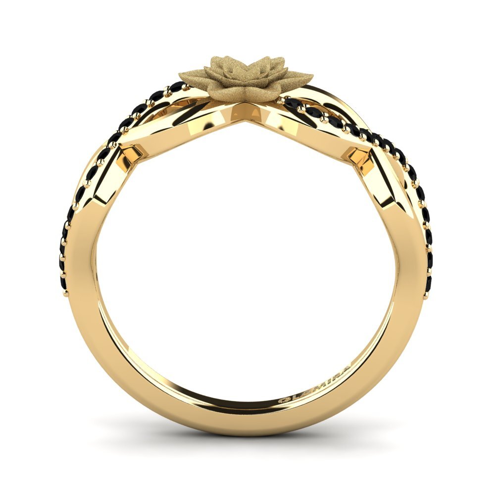 Schwarzer Onyx Ring Ringyr