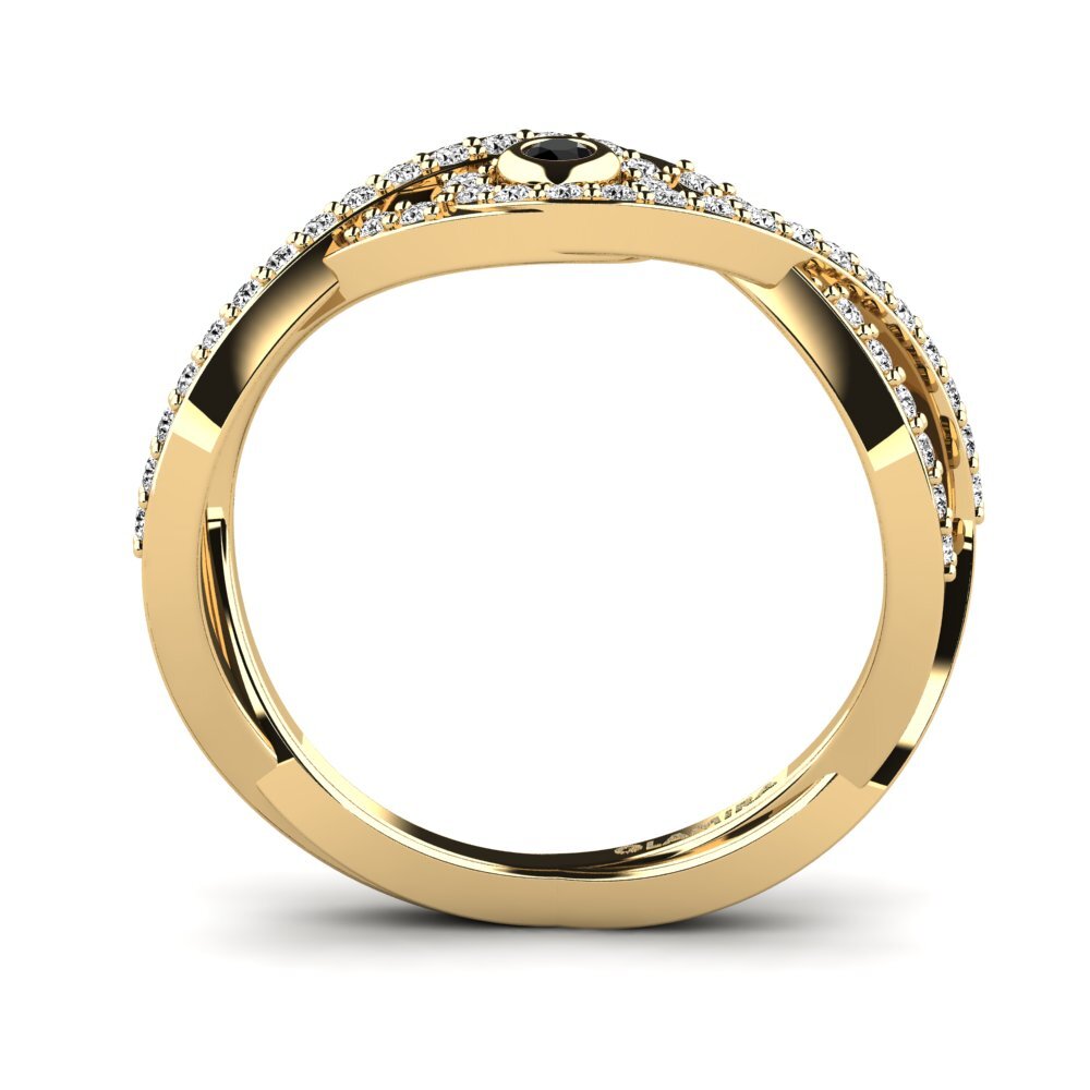 Schwarzer Onyx Ring Siriat