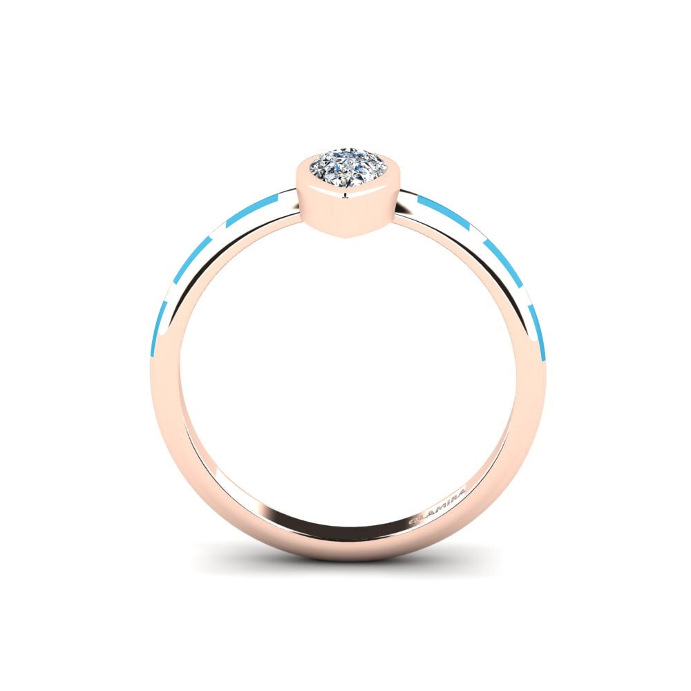 Rotgold 375 Ring Stacial