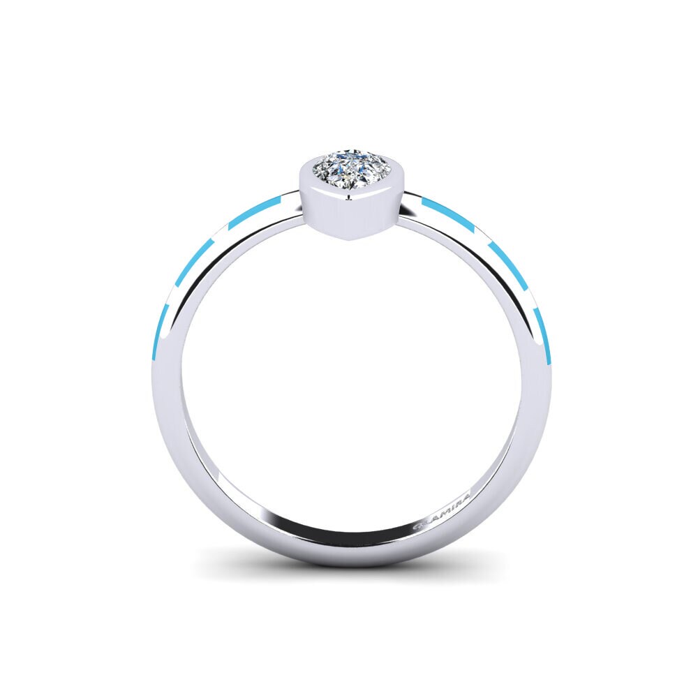 950 Platin Ring Stacial