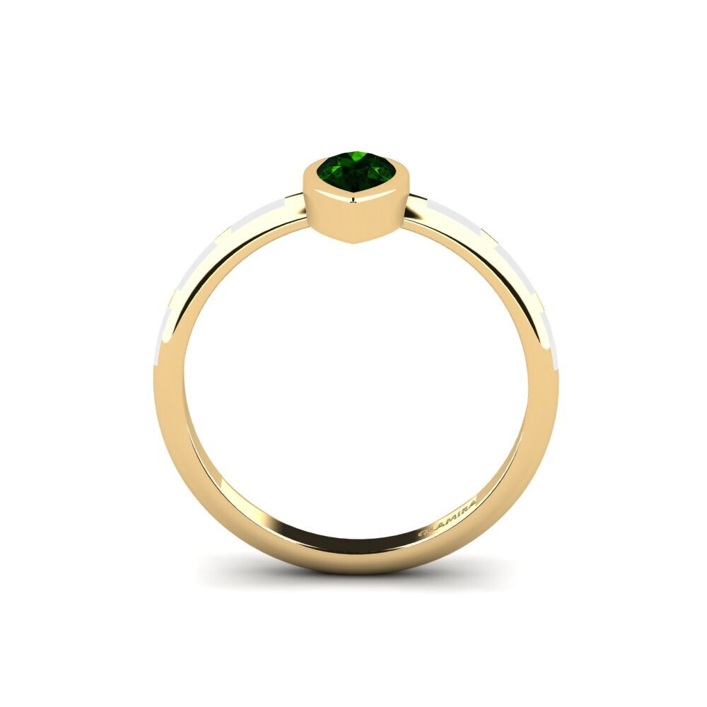 Grüner Turmalin Ring Stacial