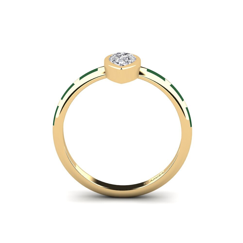 Labor-gezüchteter Diamant Ring Stacial