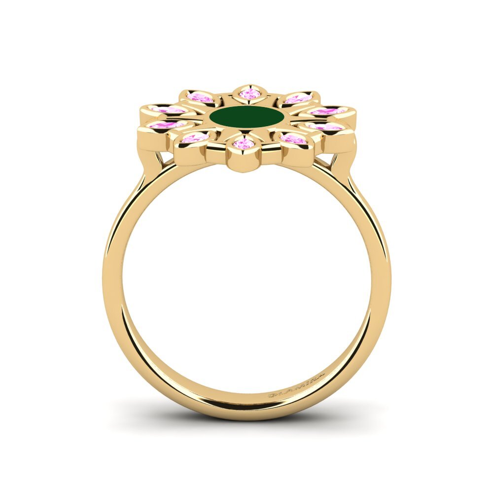 Rosa Saphir Ring Zeepin