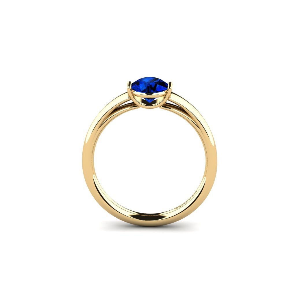 Safiro (Creado en Laboratorio) Anillo de compromiso Onboy