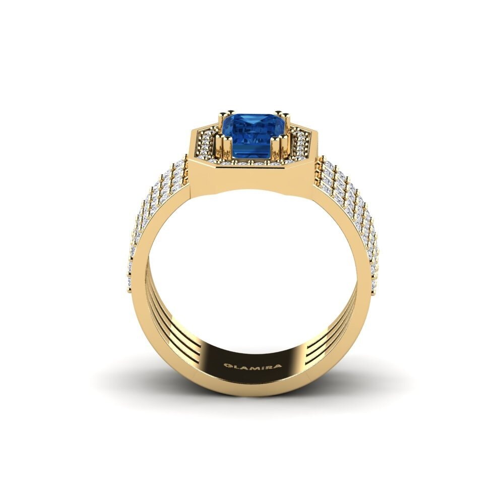 Dark Blue Zirconia SYLVIE Ring Chaandee