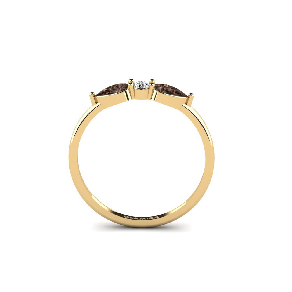 Smoky Quartz SYLVIE Ring Marzanie