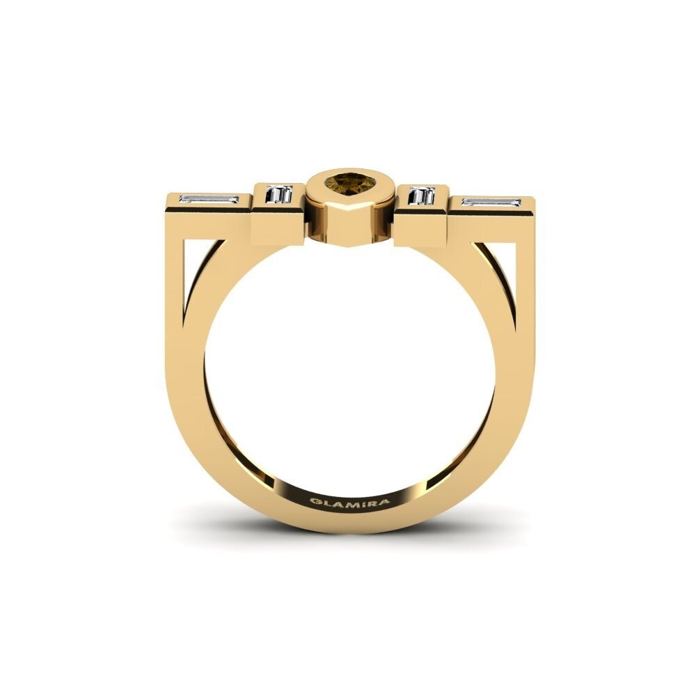 Brown Zircon SYLVIE Ring Poias