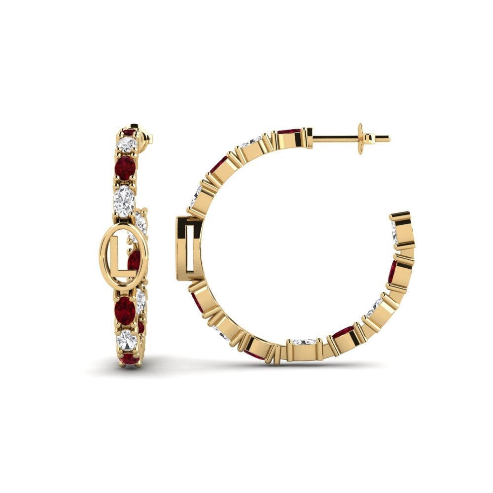 Ruby SYLVIE Earring Riyo - L