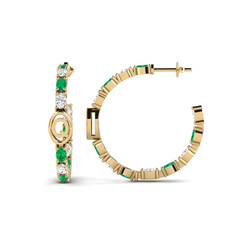 Emerald SYLVIE Earring Riyo - Q