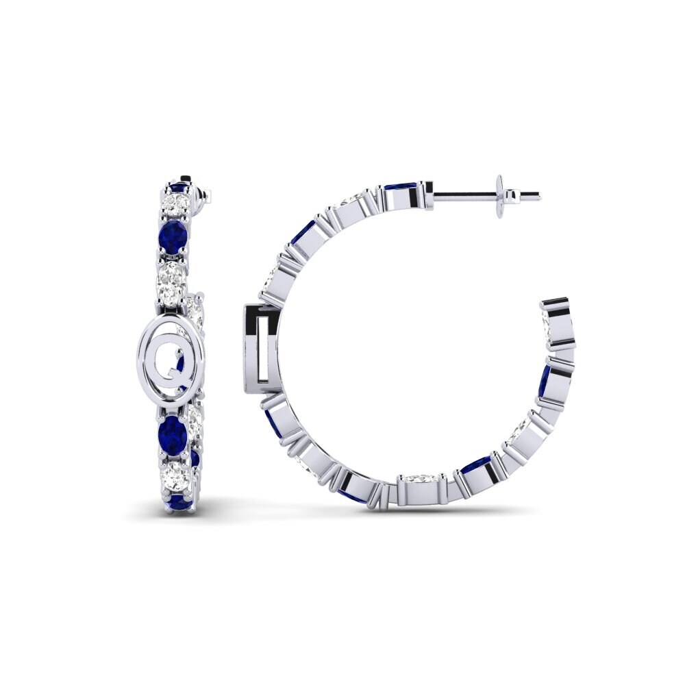 950 Platinum SYLVIE Earring Riyo - Q