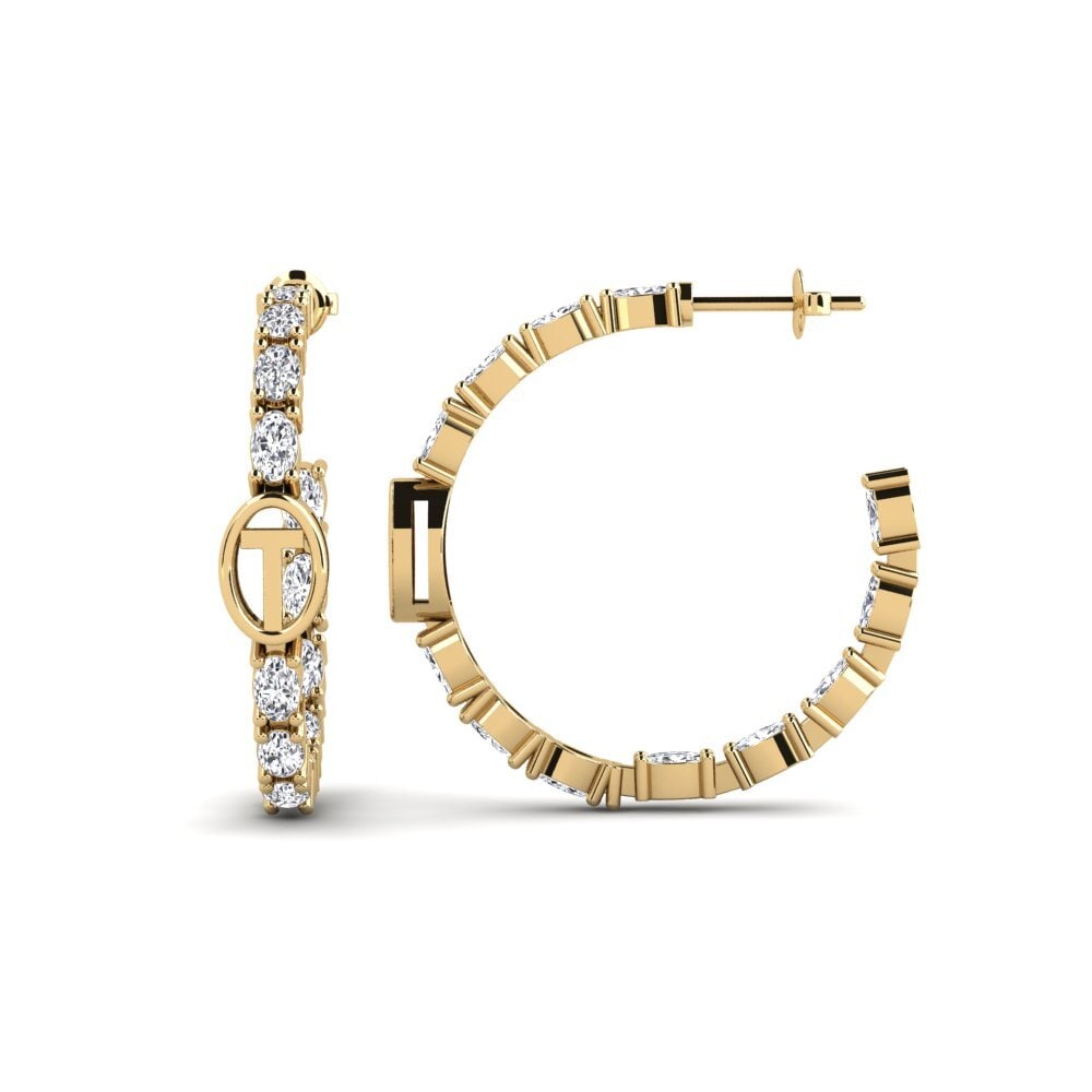 Diamond SYLVIE Earring Riyo - T