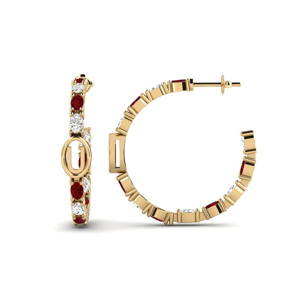 Ruby SYLVIE Earring Riyo - U