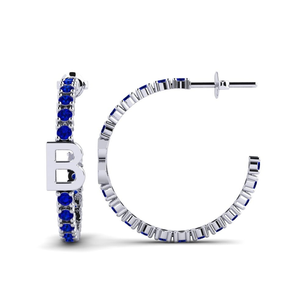 950 Palladium SYLVIE Earring Sereba - B