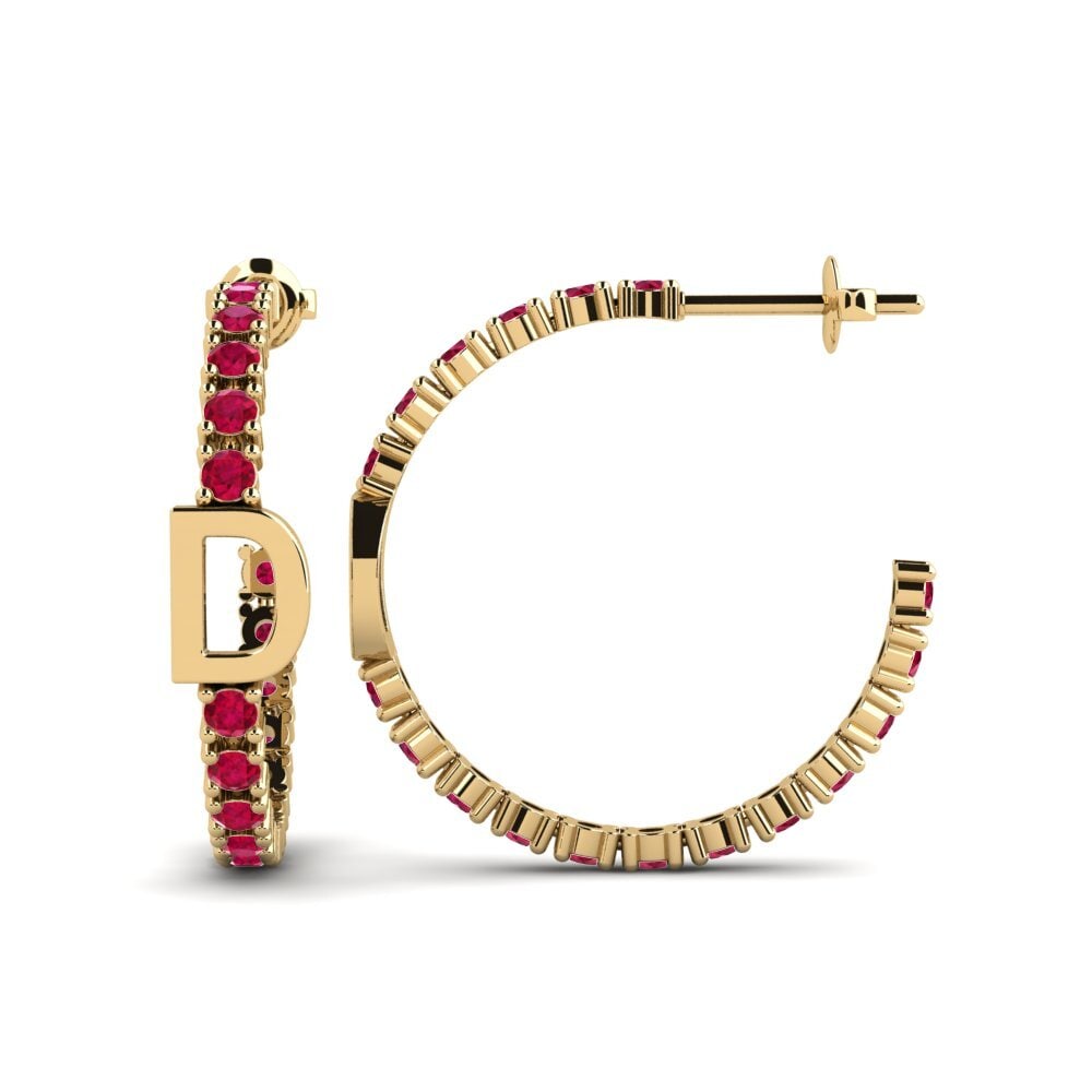 Ruby SYLVIE Earring Sereba - D