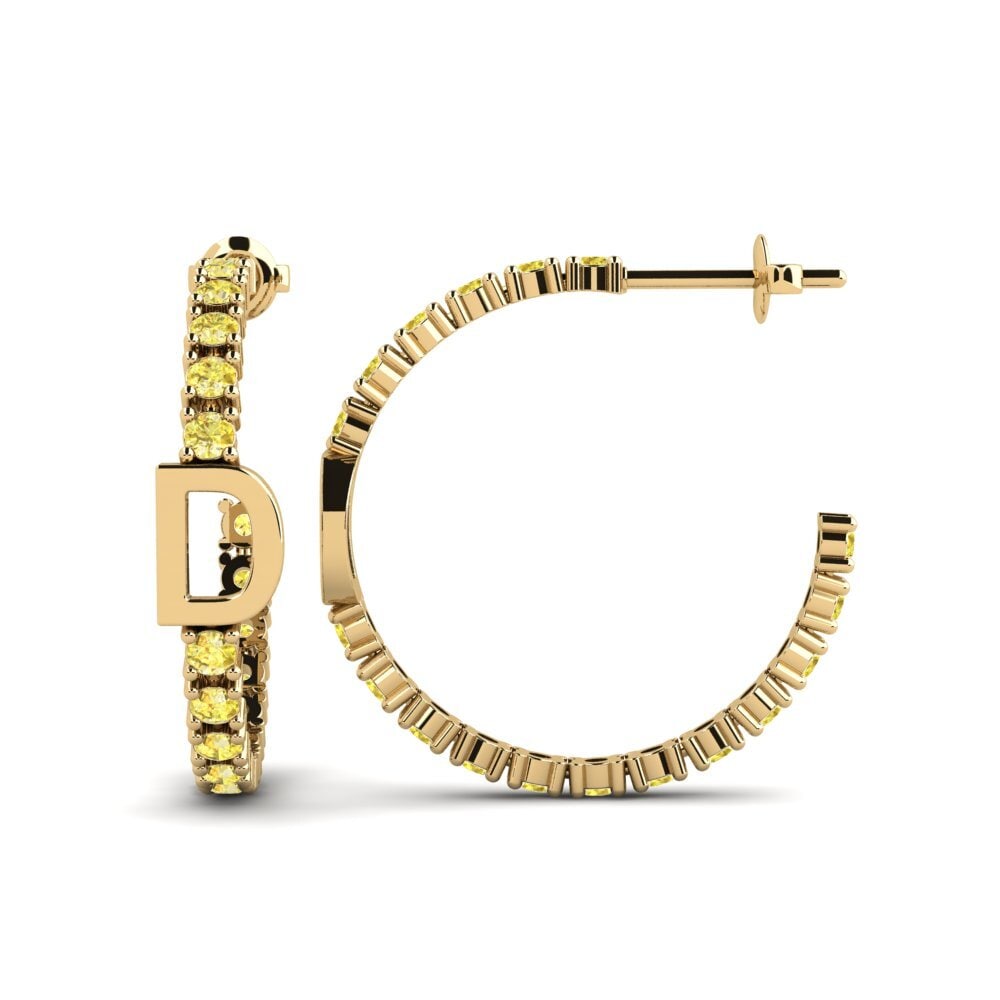 Yellow Sapphire SYLVIE Earring Sereba - D