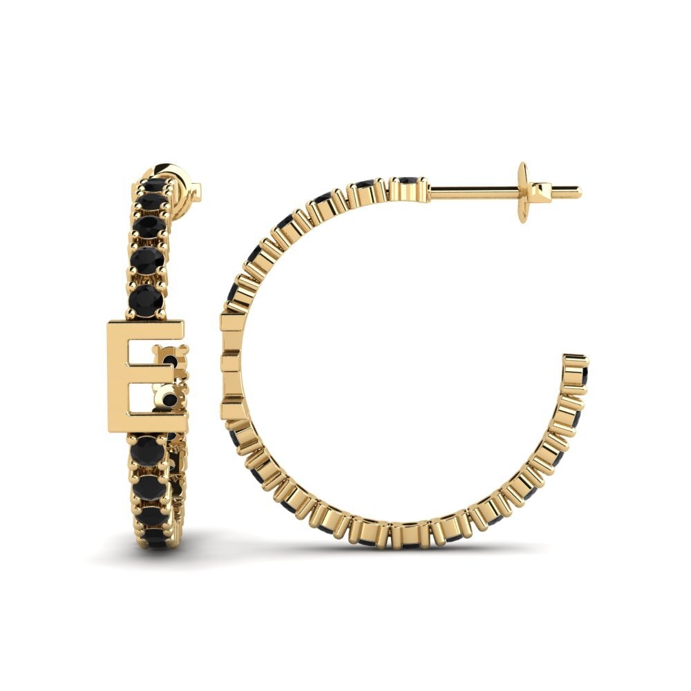 Black Onyx SYLVIE Earring Sereba - E