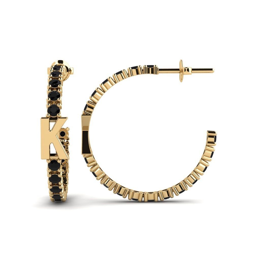Black Onyx SYLVIE Earring Sereba - K