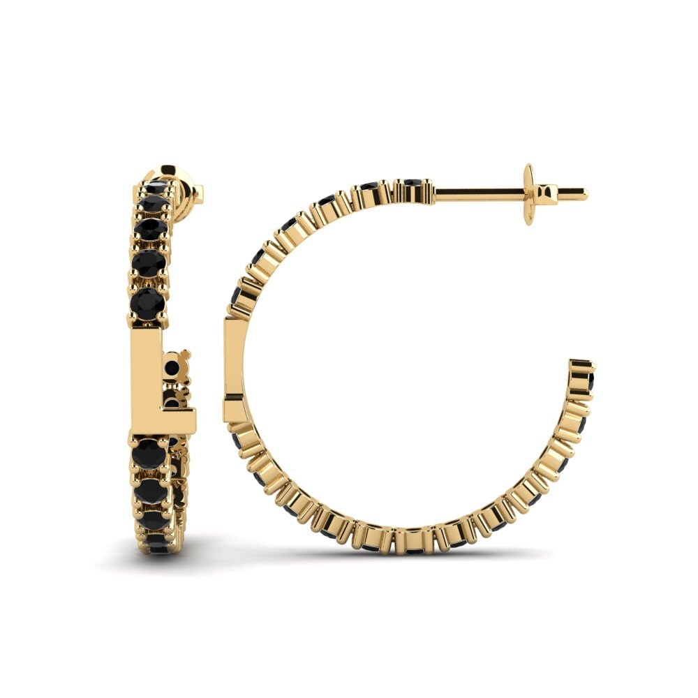 Black Onyx SYLVIE Earring Sereba - L