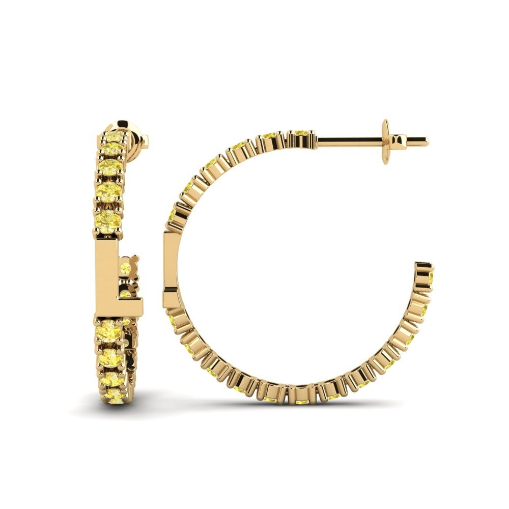 Yellow Sapphire SYLVIE Earring Sereba - L