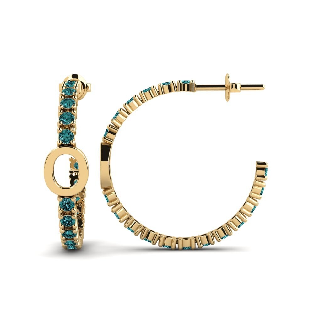 Blue Diamond SYLVIE Earring Sereba - O