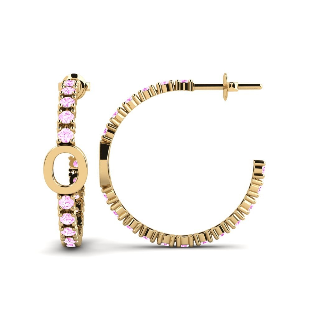 Pink Sapphire SYLVIE Earring Sereba - O