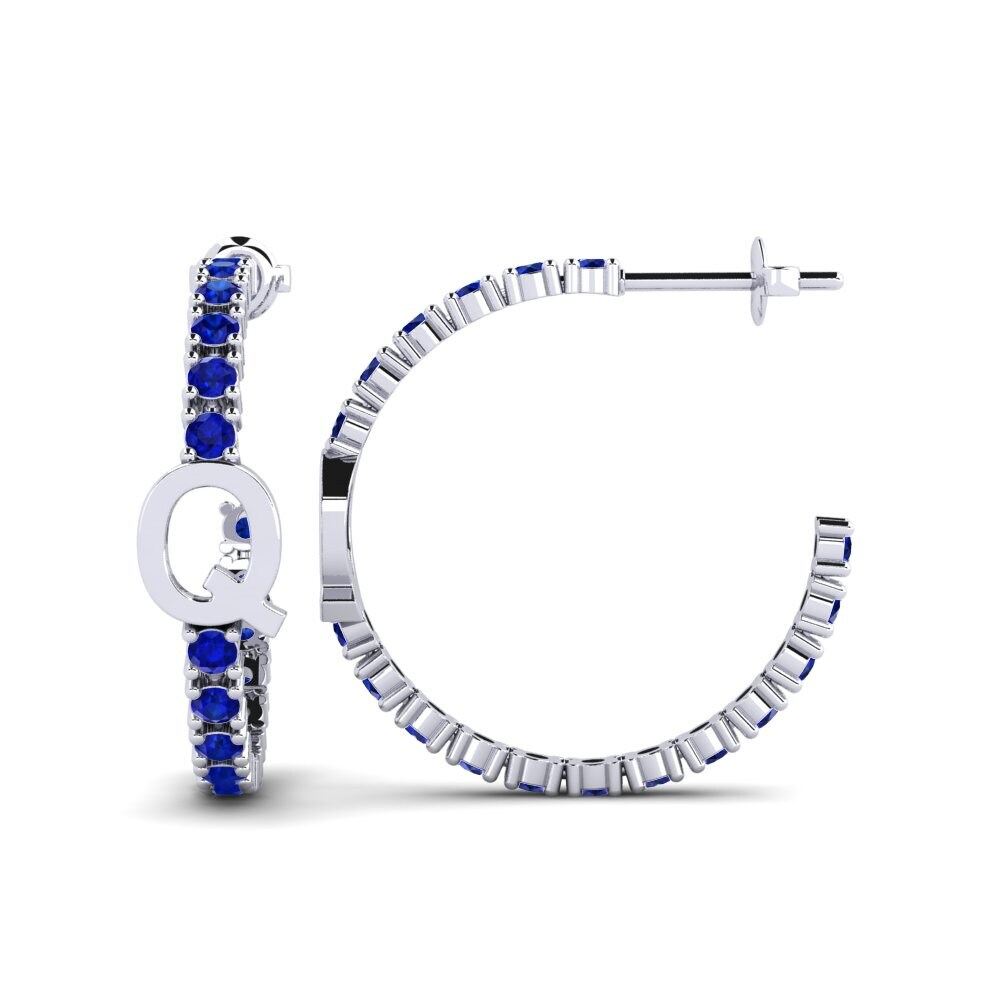 950 Platinum SYLVIE Earring Sereba - Q