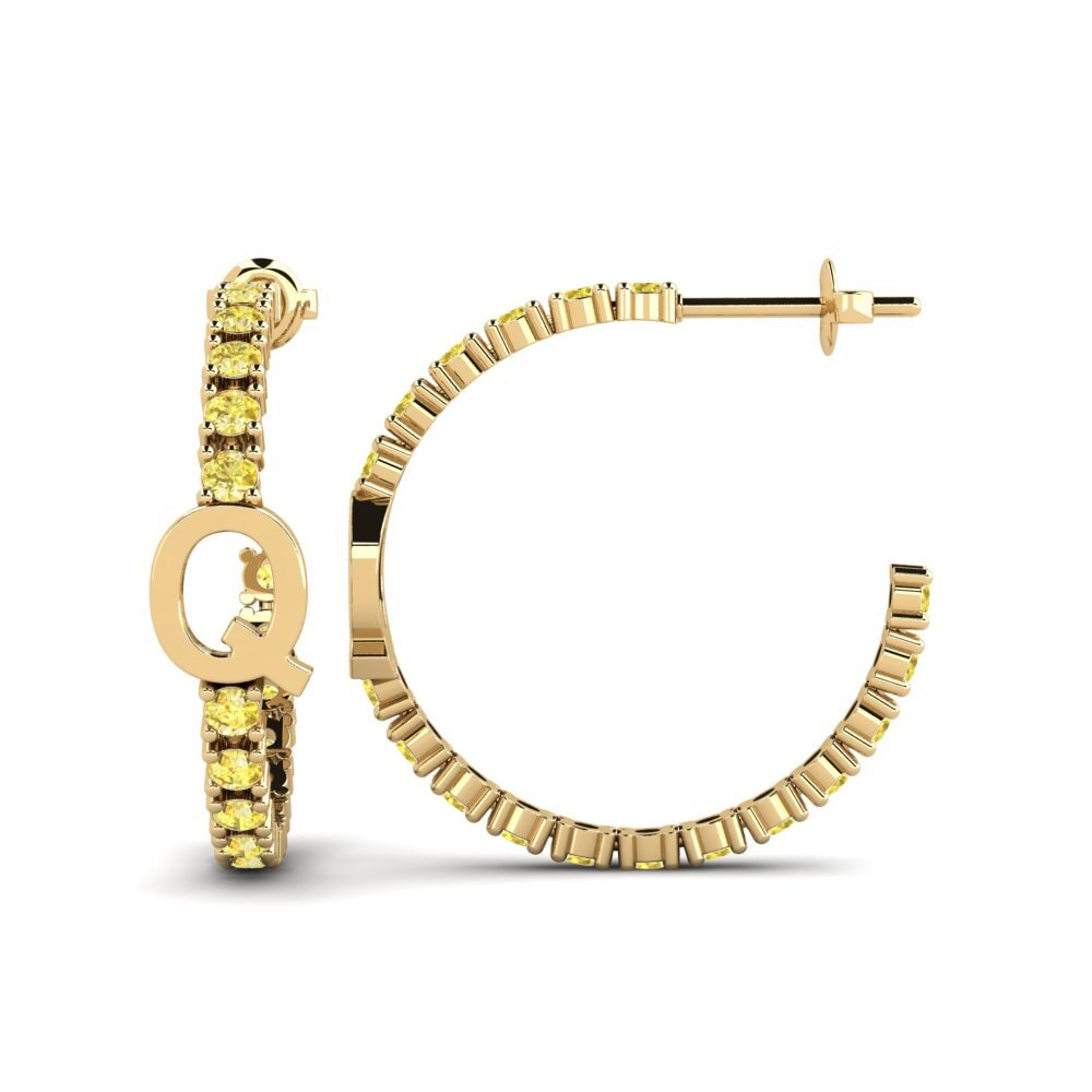 Yellow Sapphire SYLVIE Earring Sereba - Q