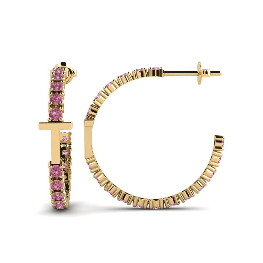 Rhodolite Garnet SYLVIE Earring Sereba - T