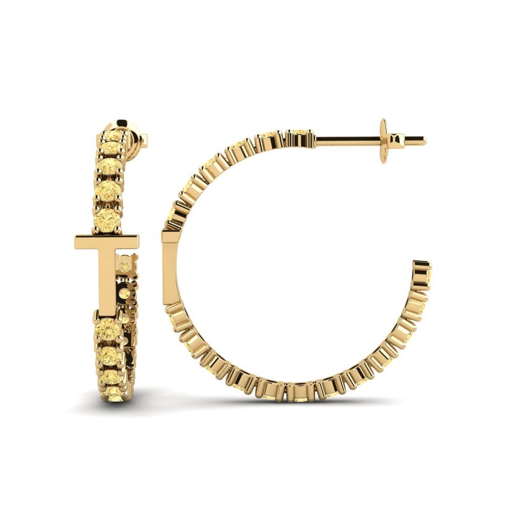 Yellow Diamond SYLVIE Earring Sereba - T