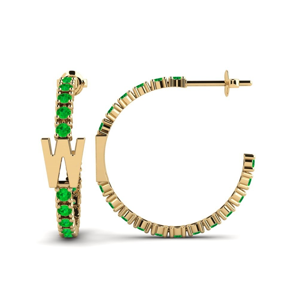 Emerald SYLVIE Earring Sereba - W