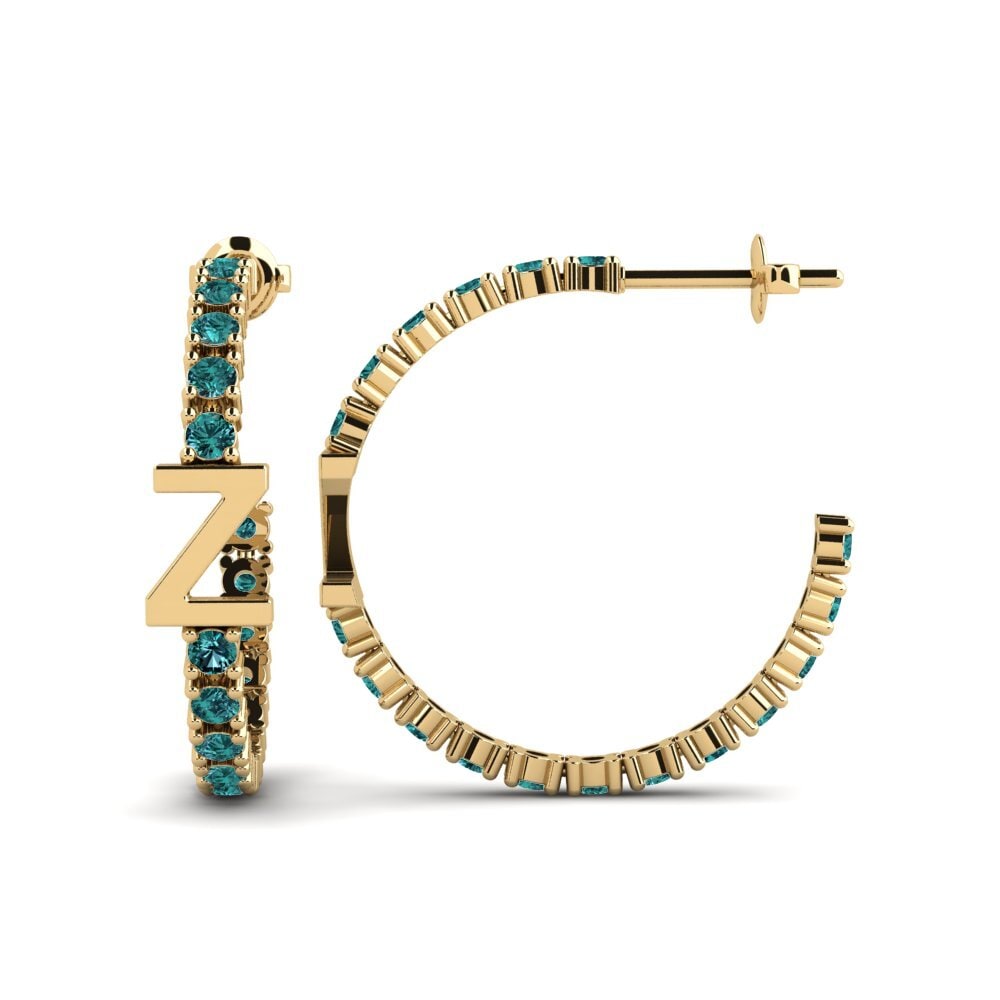Blue Diamond SYLVIE Earring Sereba - Z