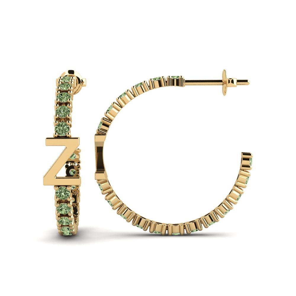 Green Diamond SYLVIE Earring Sereba - Z