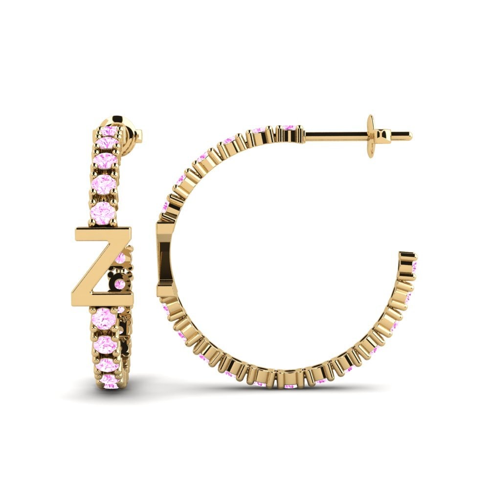 Pink Sapphire SYLVIE Earring Sereba - Z