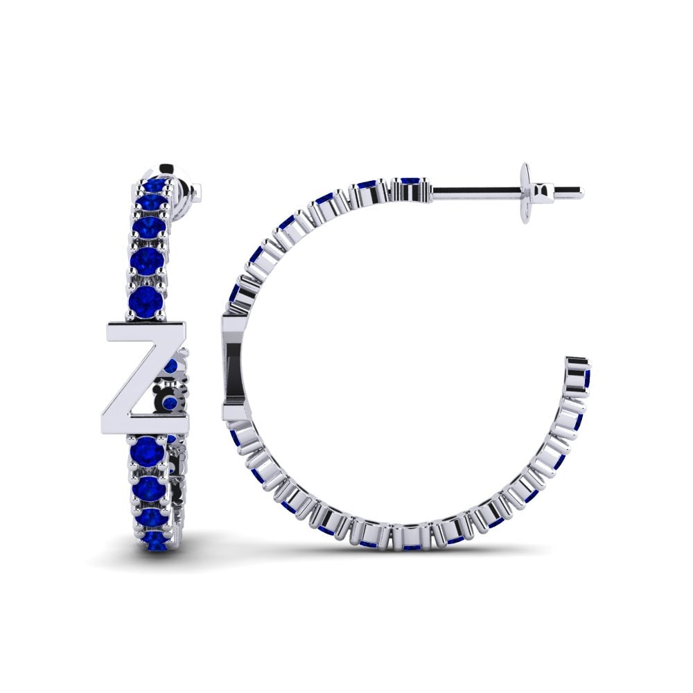 950 Palladium SYLVIE Earring Sereba - Z