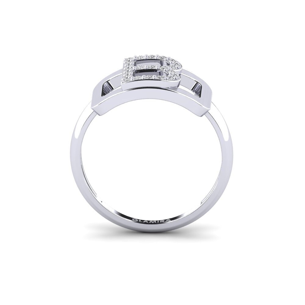 14ct White Gold SYLVIE Ring Teselya - B