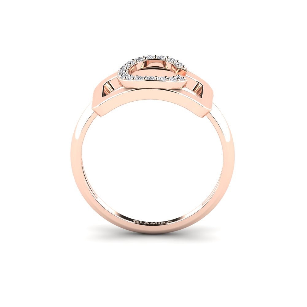 14ct Rose Gold SYLVIE Ring Teselya - C