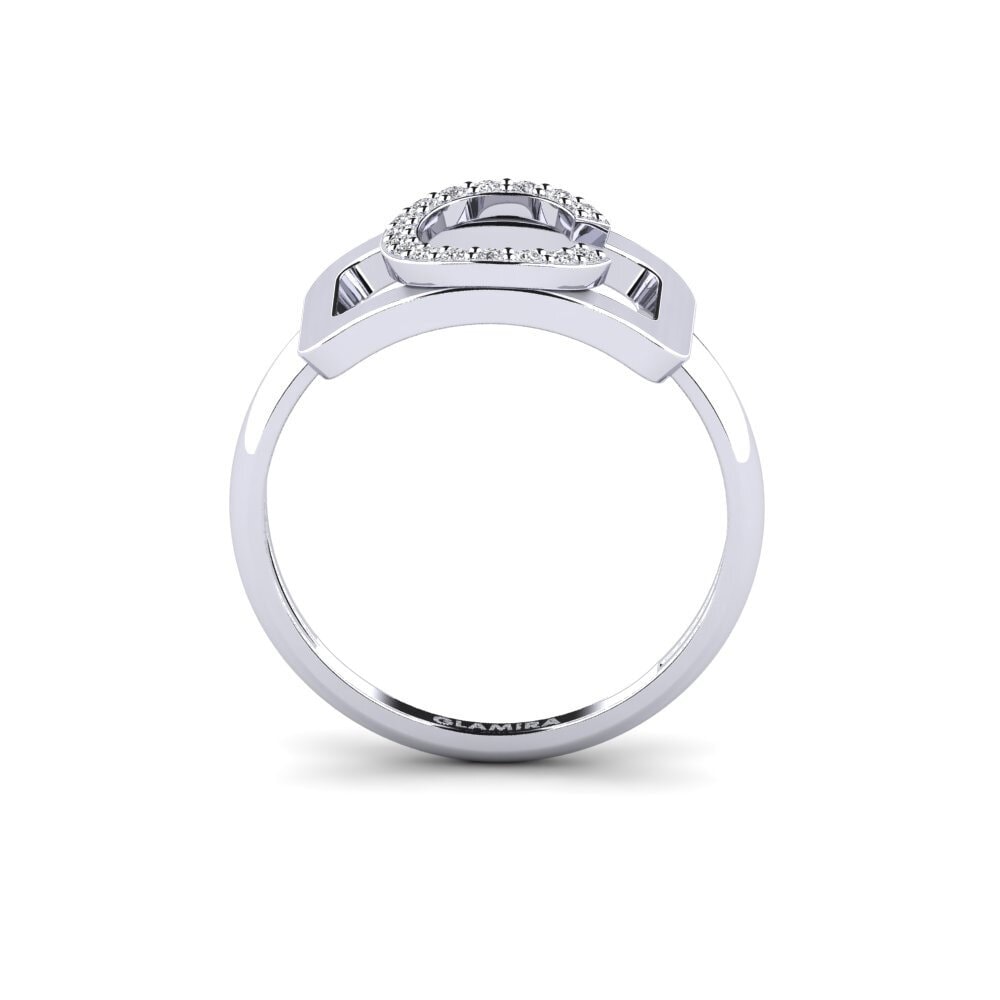 14ct White Gold SYLVIE Ring Teselya - C