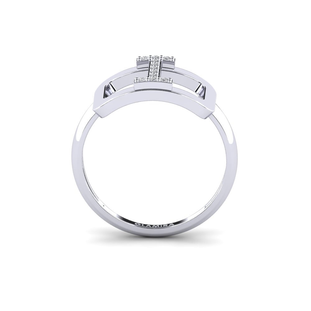 14ct White Gold SYLVIE Ring Teselya - I